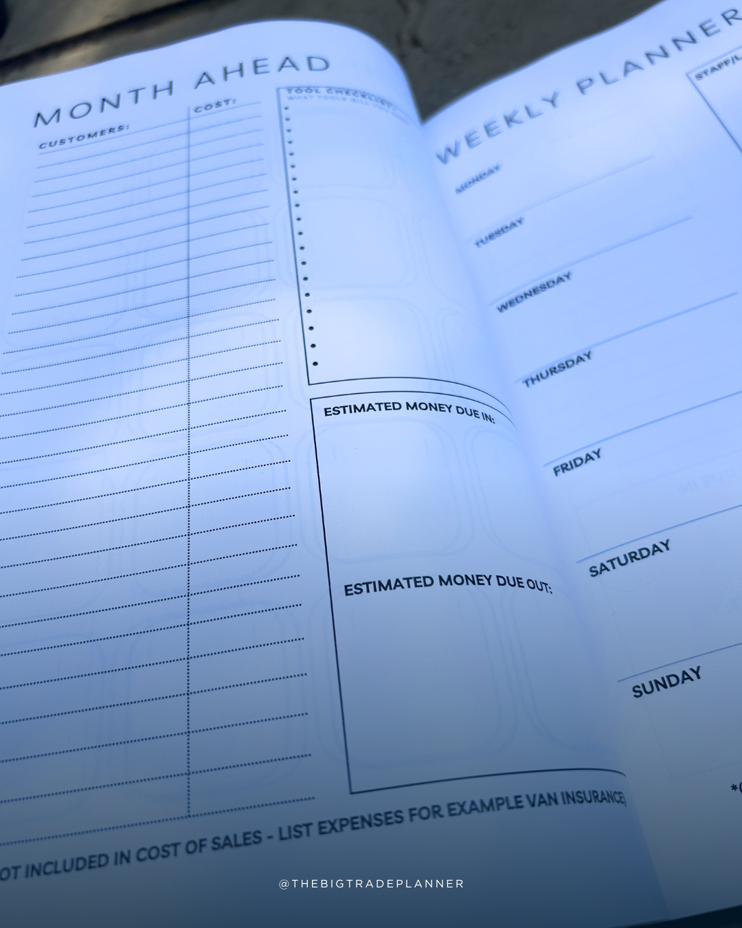 THE BIG TRADE SERVICES PLANNER