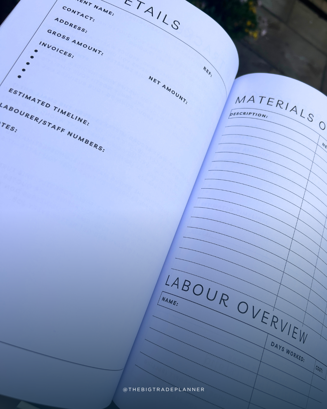 THE ULTIMATE TRADE  PLANNER